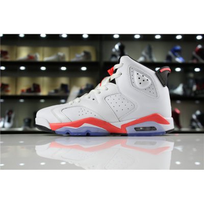 Air Jordan 6 Retro "White Infrared" White/Infrared-Black 384664-