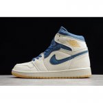 2020 Air Jordan 1 Retro High Jeter Sail/College Navy AH6342-104