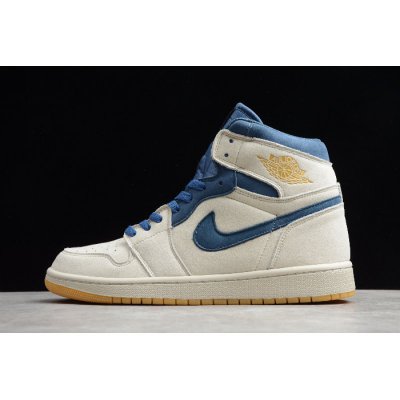 2020 Air Jordan 1 Retro High Jeter Sail/College Navy AH6342-104