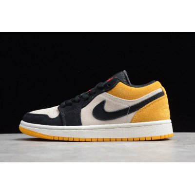 2020 Air Jordan 1 Low Sail University Gold Black 553558-127