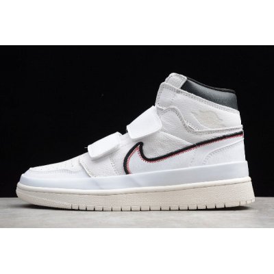 2019 Air Jordan 1 Retro High Double Strap White Black Sail AQ792