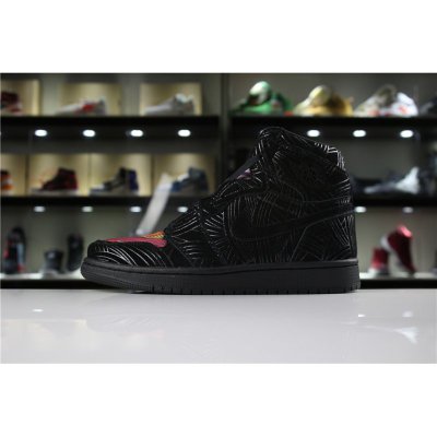 Cheap Air Jordan 1 LHM Pomb "Los Primeros" Black/Multi-Color-Bla