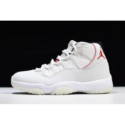 Air Jordan 11 Platinum Tint/Sail-University Red 378037-016