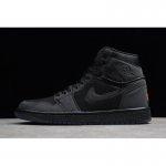 Air Jordan 1 Retro High OG "Rox Brown" Black/University Red BV15