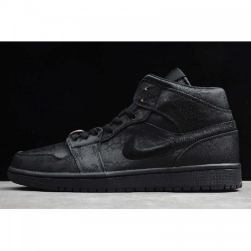 2020 Mens and WMNS CLOT x Air Jordan 1 Mid GPX "Fearless" Black