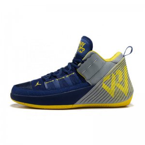 Jordan Why Not Zer0.1 Chaos "Michigan" College Navy/Amarillo-Whi