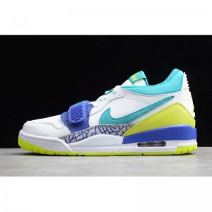2020 Just Don x Jordan Legacy 312 Low Ultramarine Neon Yellow Aq