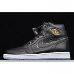 2019 Air Jordan 1 Retro High OG "All-Star" Black/Metallic Gold-S
