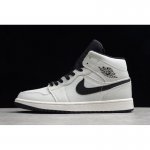 Air Jordan 1 Mid SE "Canvas" Light Bone/Cone-Black-Sail 852542-0