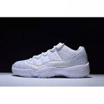 Air Jordan 11 Low PRM "Heiress" White/White-Pure Platinum 897331