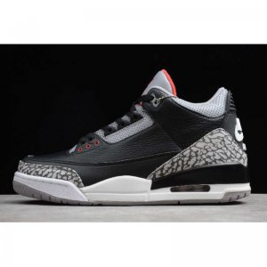 2019 New Air Jordan 3 Retro Black Cement 854262-001