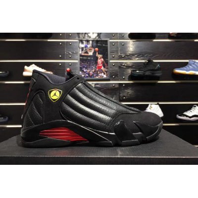 2018 New Air Jordan 14 "Last Shot" Black/Varsity Red 487471-003