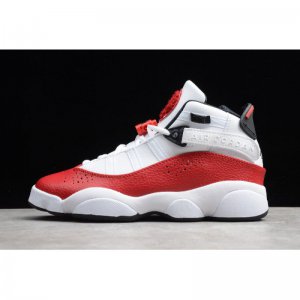2019 Air Jordan 6 Rings White/Black-University Red 322992-120