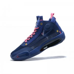 2020 Air Jordan 34 Midnight Navy/Pink-Gold For Sale