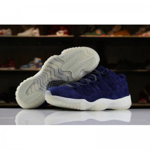 2018 Air Jordan 11 XI Low "RE2PECT" Binary Blue/Sail-Binary Blue