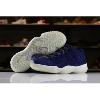 2018 Air Jordan 11 XI Low "RE2PECT" Binary Blue/Sail-Binary Blue