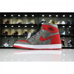 Air Jordan 1 High Premium "Camo" River Rock/Black Men's Size AA3