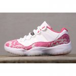 2019 Air Jordan 11 Low WMNS "Pink Snakeskin" AH7860-106