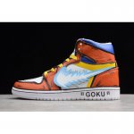 2019 Air Jordan 1 High "Goku" Orange/White-Black-Blue-Yellow 556