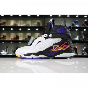 New Air Jordan 8 Retro "Three-Peat" White/Infrared 23-Black-Brig