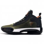 2019 Air Jordan 34 XXXIV Olive/Black-Orange-White For Sale