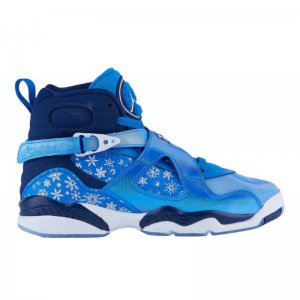 2020 Air Jordan 8 "Snowflake" Cobalt Blaze/Blue Void-White 30536