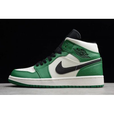 Air Jordan 1 Mid SE Pine Green/Sail-Black 852542-301