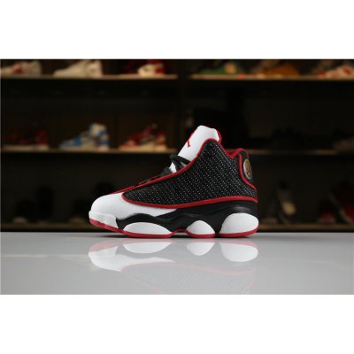 Kid's Air Jordan 13 Black/True Red-White For Sale
