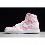2020 Wmns Air Jordan 1 High Deadly Pink/White For Sale