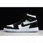2019 Kid's Air Jordan 1 Mid SE "Panda" White/Black-Teal Tint BQ6