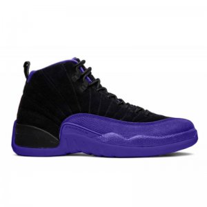 2020 Air Jordan 12 "Dark Concord" Black/Black-Dark Concord CT801