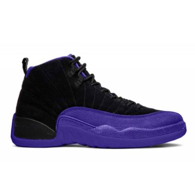 2020 Air Jordan 12 "Dark Concord" Black/Black-Dark Concord CT801