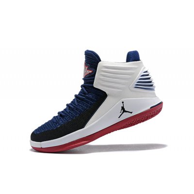 New Air Jordan 32 "Cavs" PE Navy/White-Red Men's Basketball Shoe