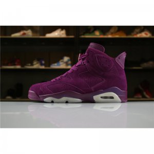 Custom Air Jordan 6 "DIY" Personal Tailor Bordeaux/Sail Men's Si