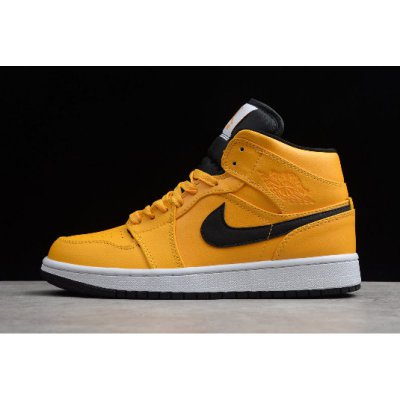 2019 Air Jordan 1 Mid "Taxi Yellow" 554724-700 For Sale