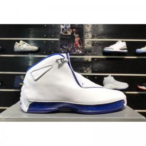 2018 Air Jordan 18 "Sport Royal" White/Sport Royal-White-Metalli