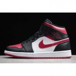2019 Air Jordan 1 Mid Bred Toe 554724-066 For Sale