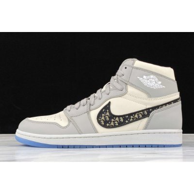 2020 Dior x Air Jordan 1 High OG Wolf Grey/Sail-Photon Dust-Whit