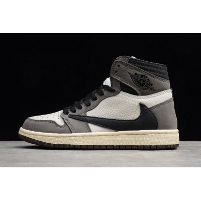 2019 Air Jordan 1 High OG TS SP Travis Scott Sail/Black-Grey CD4