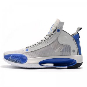 2019 Air Jordan 34 XXXIV Wolf Grey/Blue-White For Sale