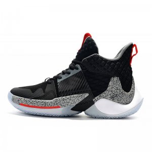 2019 Jordan Why Not Zer0.2 Black Cement Elephant Print For Sale