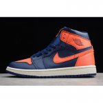 2019 Air Jordan 1 Retro High Premium "Blue Void" AH7389-408