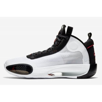 2019 Air Jordan 34 "Bred" White/Orbit Red AR3240-100 For Sale