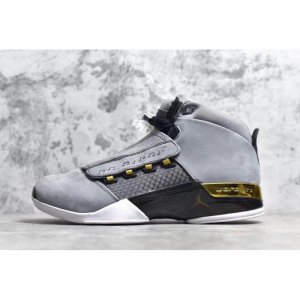 Air Jordan 17 "Trophy Room" Cool Grey/Metallic Gold-Black AH7963