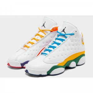 2020 Air Jordan 13 GS "Playground" White/Black-Court Purple-Tota