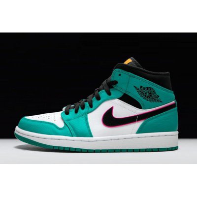 Air Jordan 1 Mid SE "South Beach" Turbo Green/Black/Hyper Pink/O