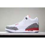 2018 Air Jordan 3 "Katrina" White/Cement Grey-Black-Fire Red 136