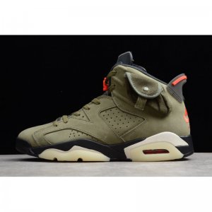 2019 Travis Scott x Air Jordan 6 "Medium Olive" CN1084-200
