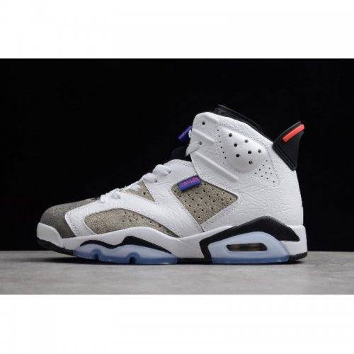 2019 Air Jordan 6 "Flint Grey" White/Black-Infrared 23-Dark Conc