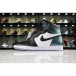 Men's Air Jordan 1 High OG "All-Star" Black/Metallic Silver-Whit
